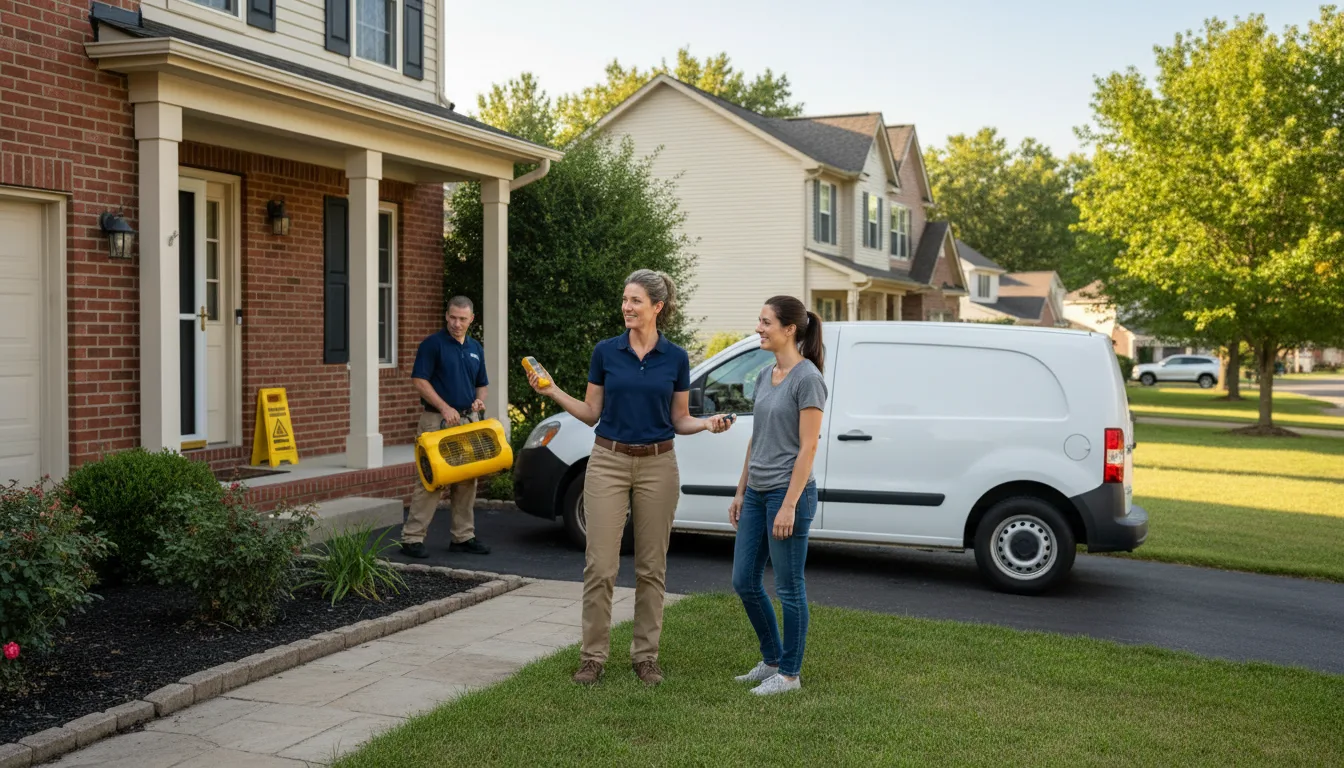 Water restoration image for Water Damage & Restoration Services in Hawley, TX